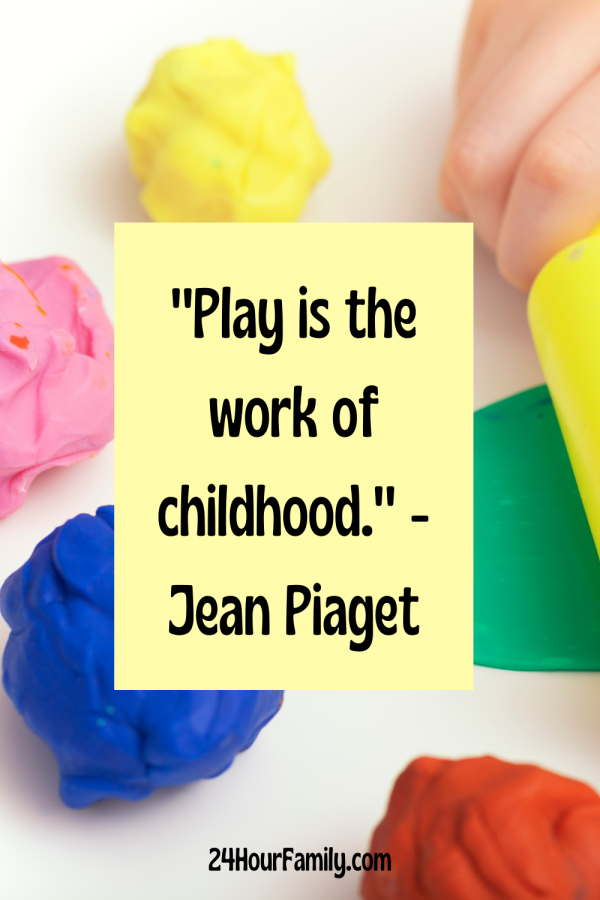 :Quotes about play "Play is the work of childhood" Jean Piaget