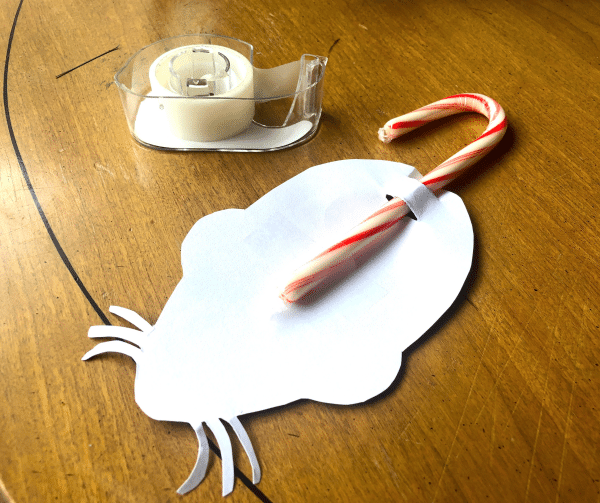 printable candy cane holders mouse shaped candy cane holder