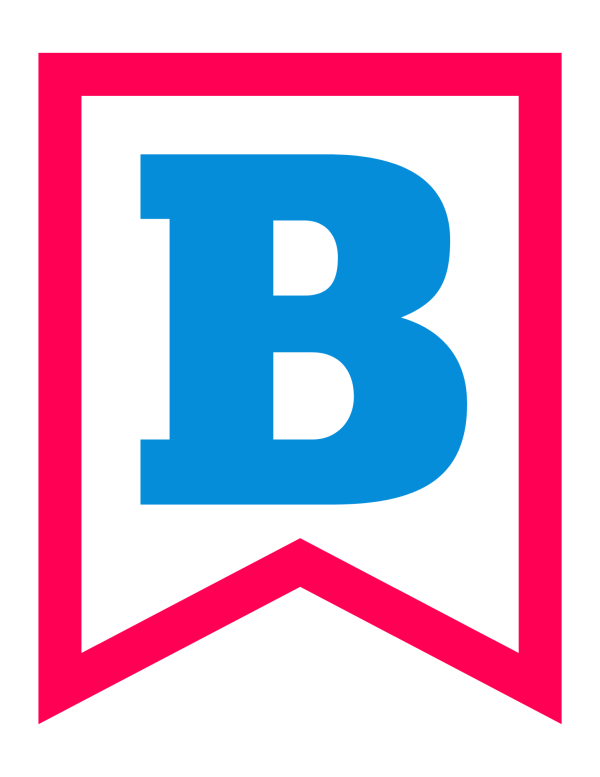 printable banner letter b
