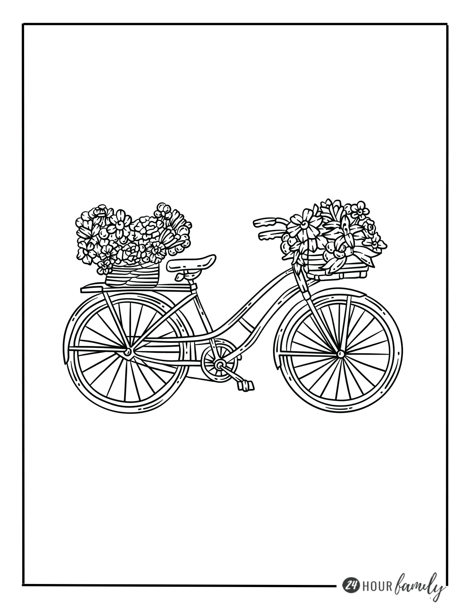 Free Easy Spring Coloring Pages for Kids and Adults (53 Printables)