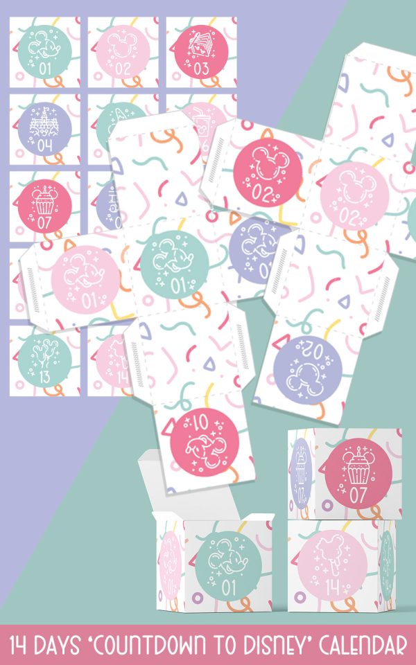 Free Printable Disney Countdown Calendar - 24hourfamily.com