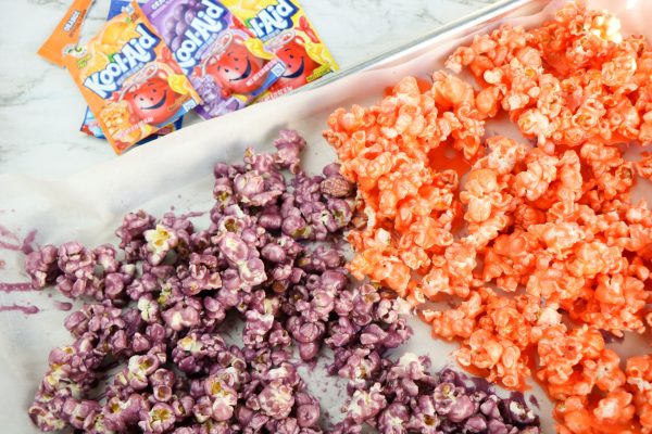 colorful and tasty treat Kool-Aid Popcorn Recipe a fun craft for kids