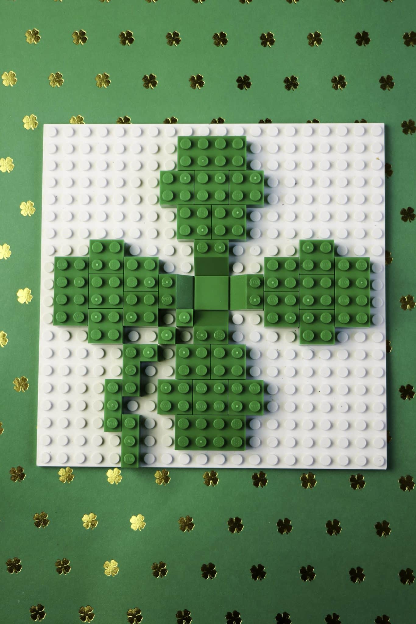 Shamrock Structure How to Build a Lego Shamrock » 24hourfamily.com