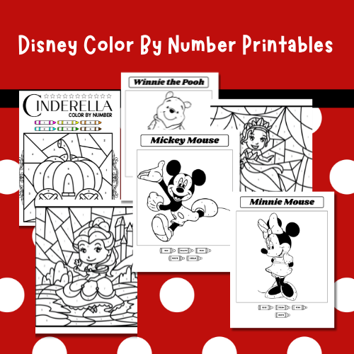 Disney Color by Number