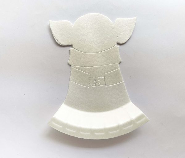 baby Yoda cut out printable template