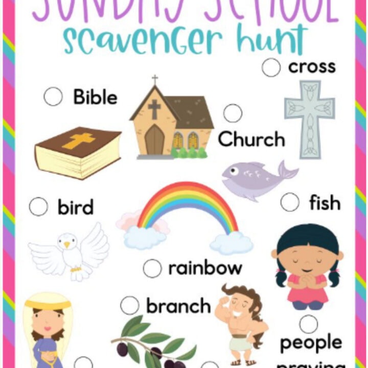 Church Scavenger Hunt for Kids