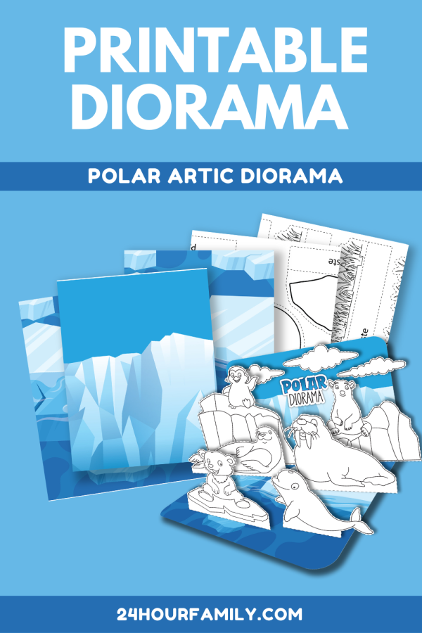 printable diorama for school projects diorama activities