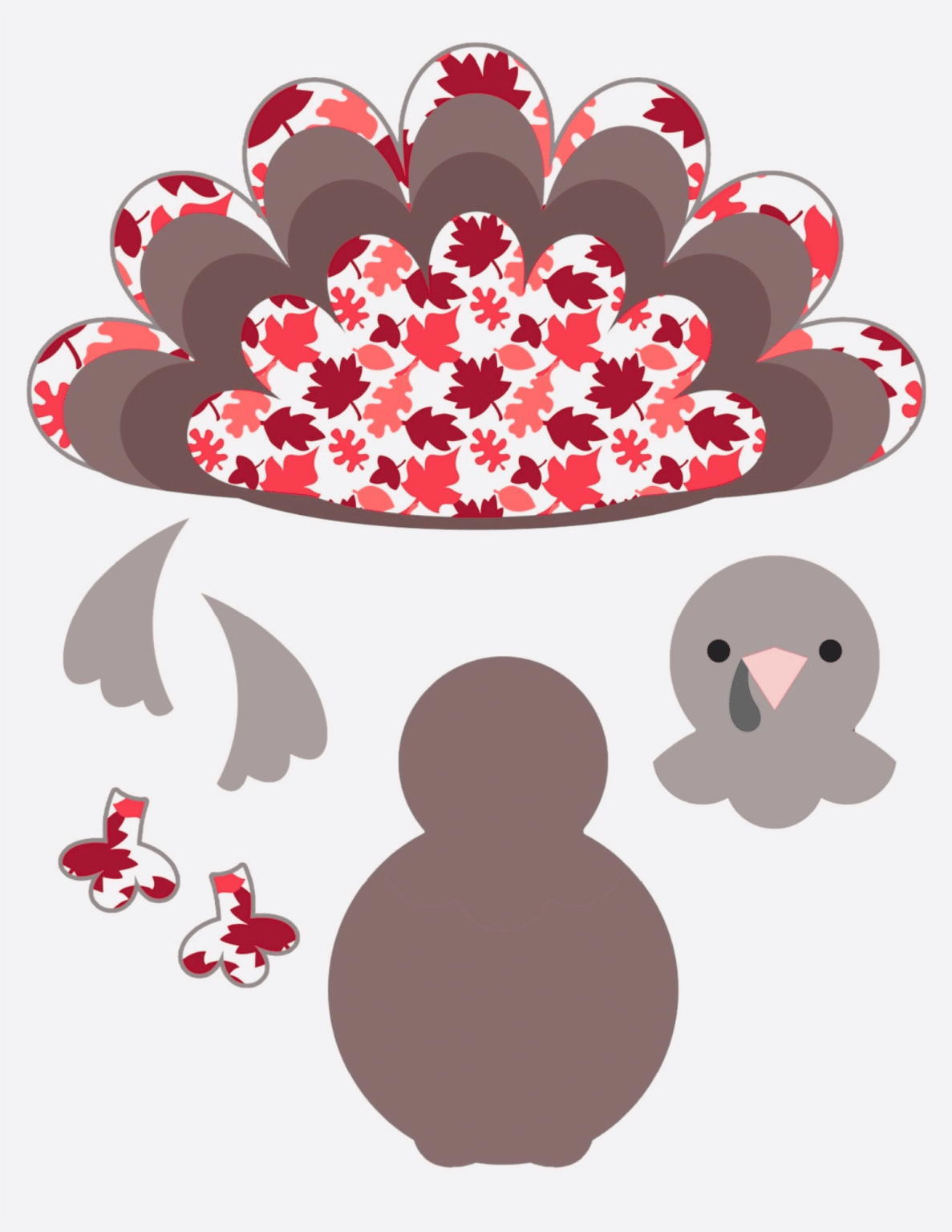 5 Build a Turkey Printable Templates (Free Printables) - 24hourfamily.com