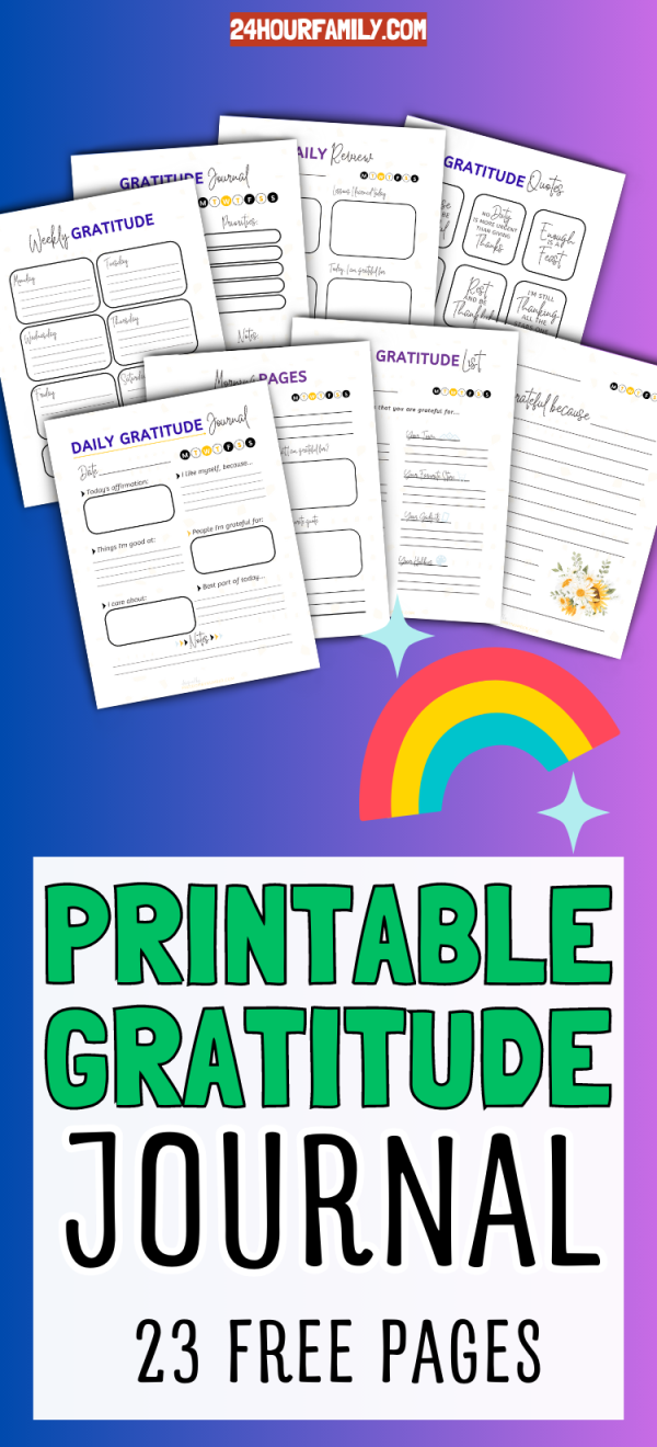 free printable gratitude journal prompts