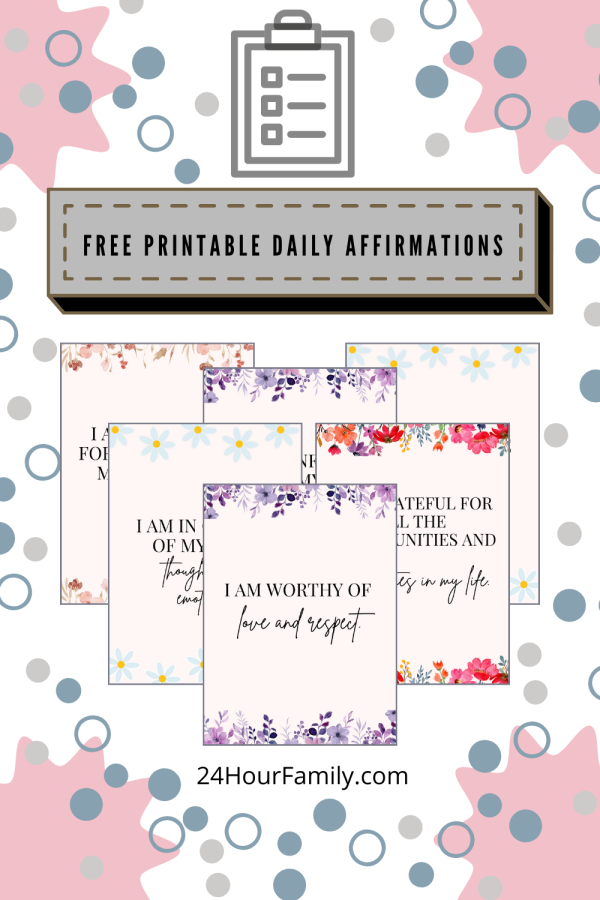 free printable positive affirmations for moms