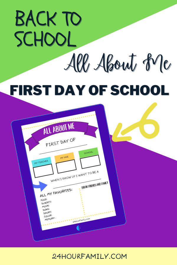  back to school printables free first day of school printables free last day of school