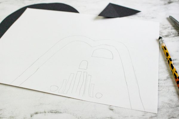 cutting out the darth vader mask