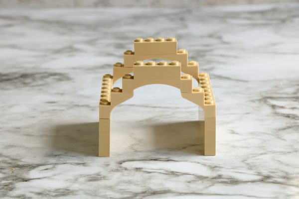 how to build a simple lego nativity scene with a lego manger, a lego stable to hold baby Jesus and a Lego baby Jesus