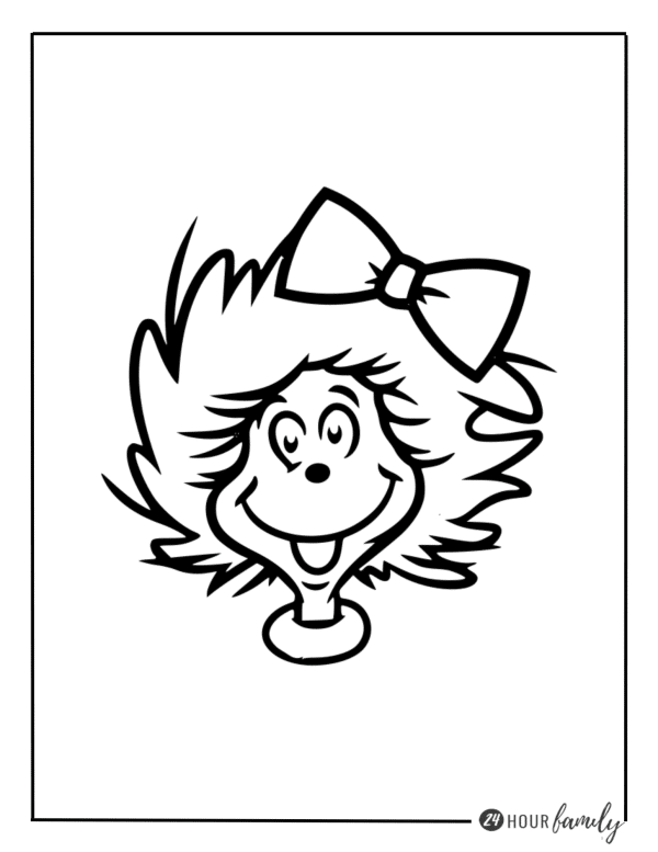 Ms Thing coloring pages