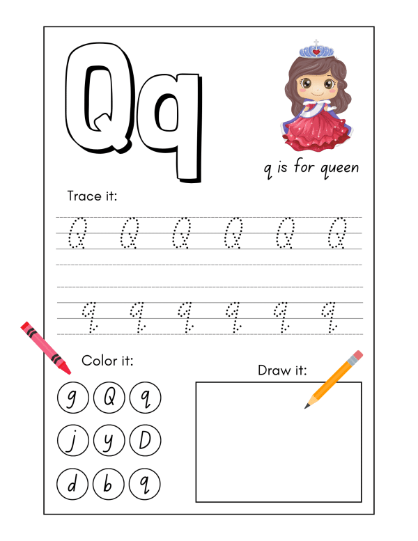 letter Qq Letter Q craft