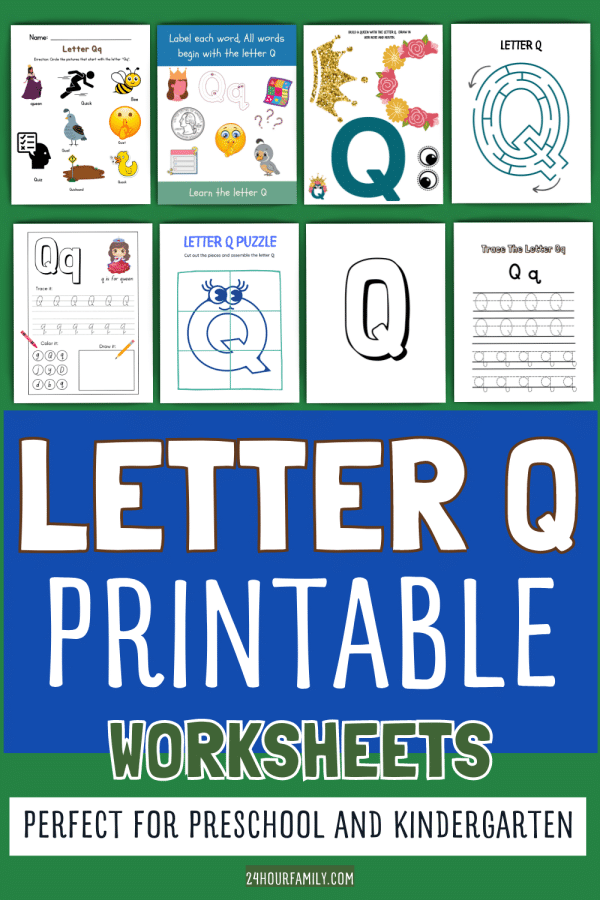 letter q activities for kids preschool kindergarten first grade second grade