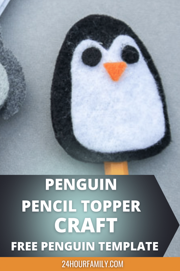 free SVG penguin pencil topper template free printable penguin template