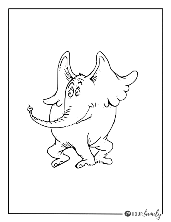 Horton hears a who coloring pages