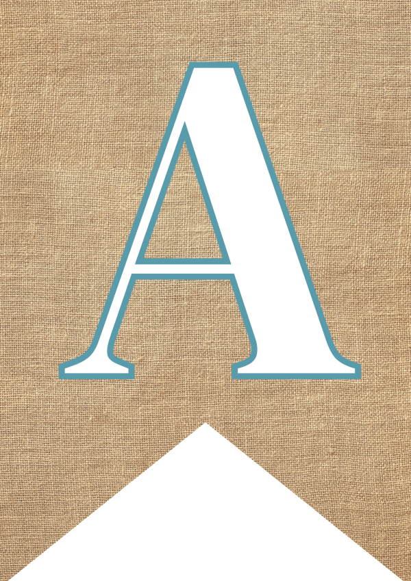 simple DIY Spring banner free printable template