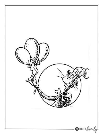 30 Free Dr. Seuss Coloring Pages - 24hourfamily.com