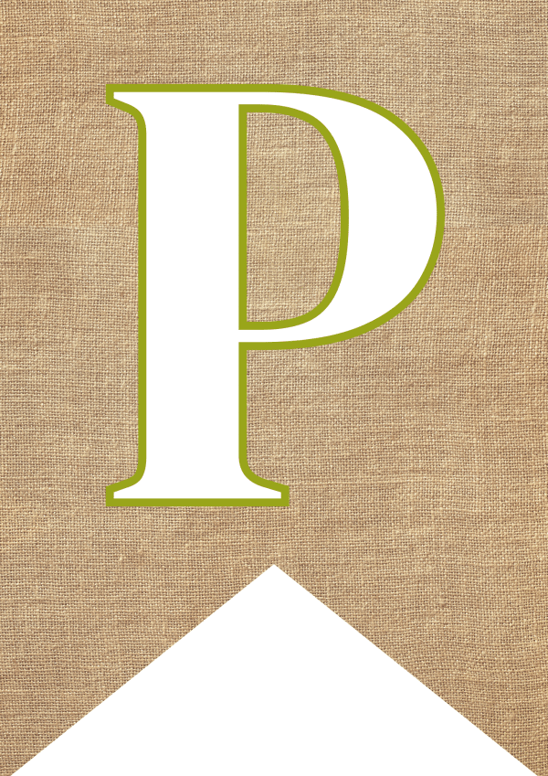 simple spring banner burlap background