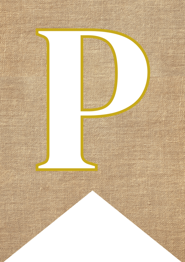simple spring banner burlap background