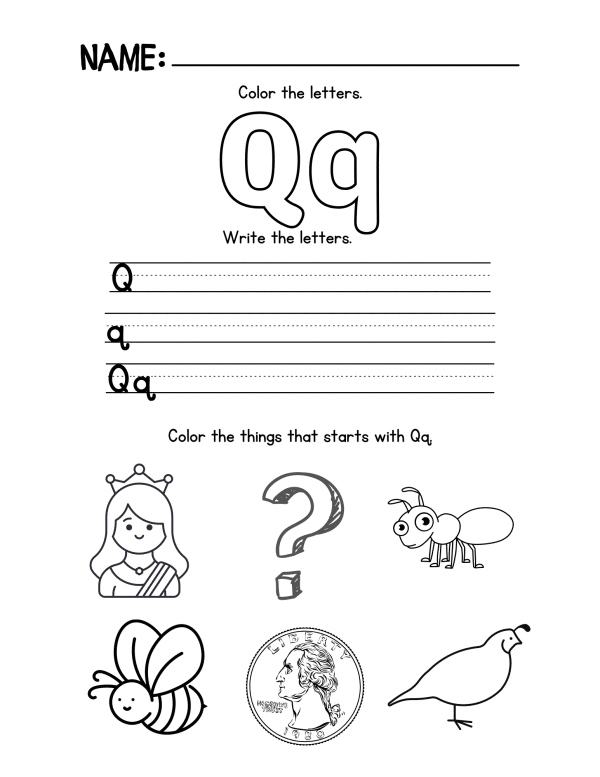 21 Free Letter Q Printable Worksheets - 24hourfamily.com