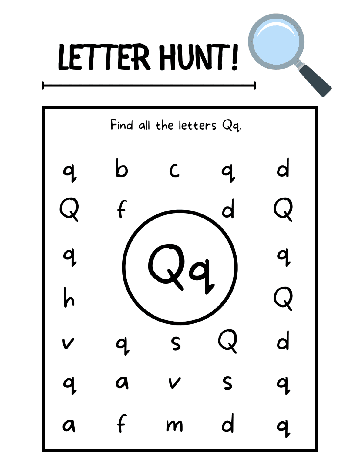21 Free Letter Q Printable Worksheets - 24hourfamily.com