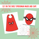 Elf on the Shelf Spiderman Mask (Free Printable) - 24hourfamily.com