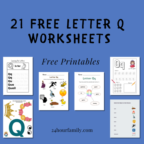 21 Free Letter Q Printable Worksheets