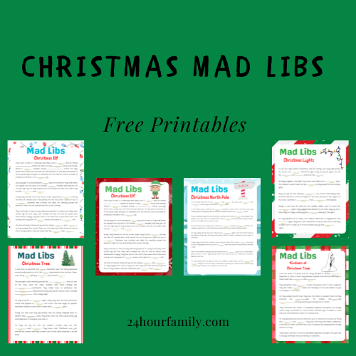 5 Christmas Mad Libs For Kids (Free Printables)