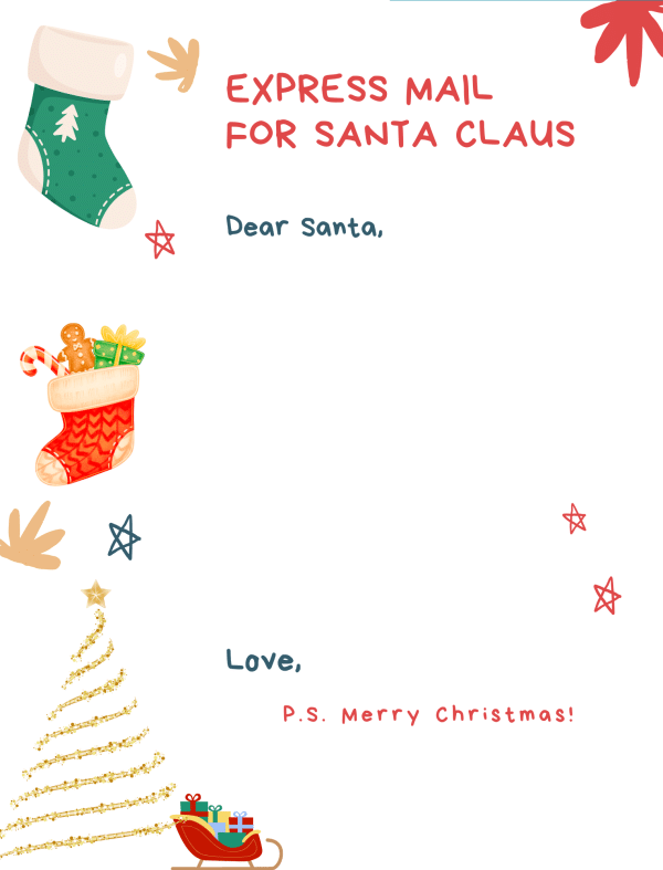 express mail for santa clause