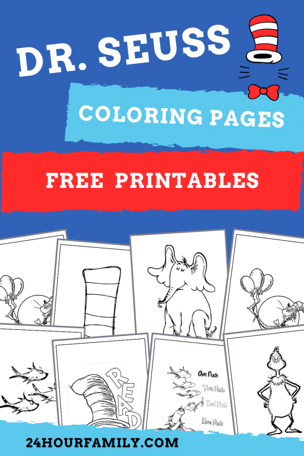 Dr Seuss coloring pages free printable coloring pages 