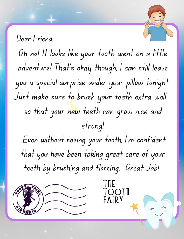 tooth is missing tooth fairy printable