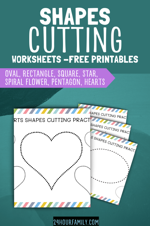 cutting out shapes for preschoolers kindergarten learn your shapes cutting sheet worksheets free printables pdf