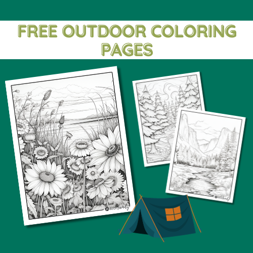 free outdoor coloring pages