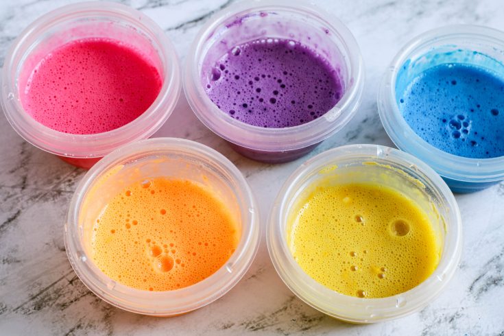 DIY Bath paint recipe for toddlers
