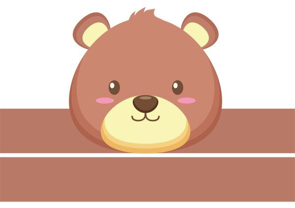 Printable Teddy Bear hat