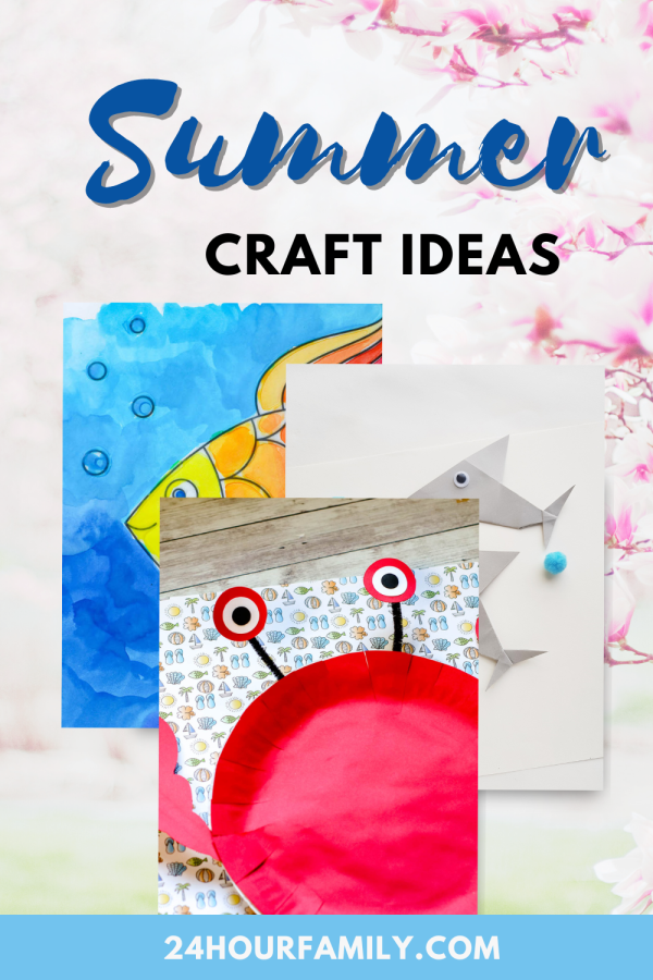 Summer Fun Crafts and Printables for Kids - 24hourfamily.com