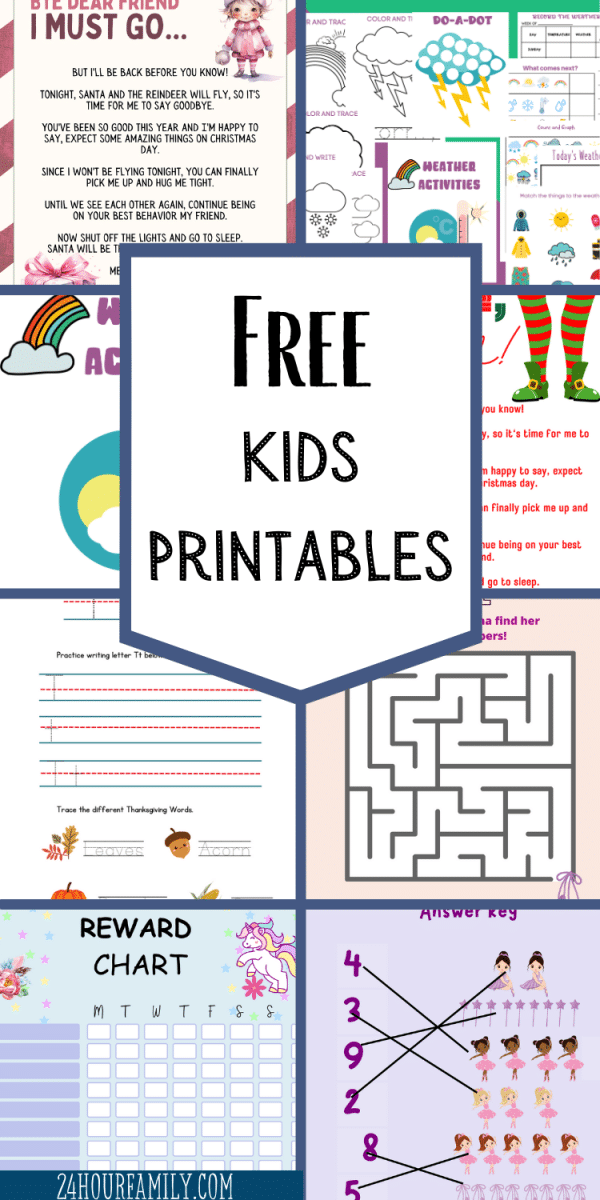 free printable activity worksheets for young learners