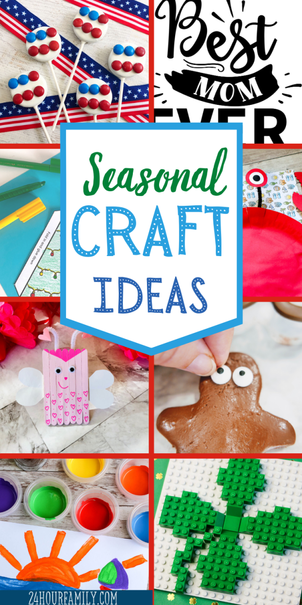 seasonal craft ideas for preschoolers, toddlers, grade school, kindergarten 1st grade second grade