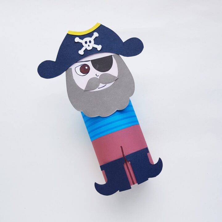 free printable pirate template and pirate craft for kids