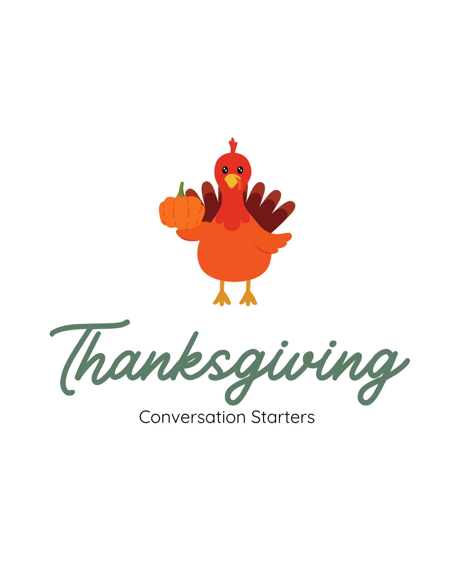Printable Thanksgiving Conversation Cards for All Ages
