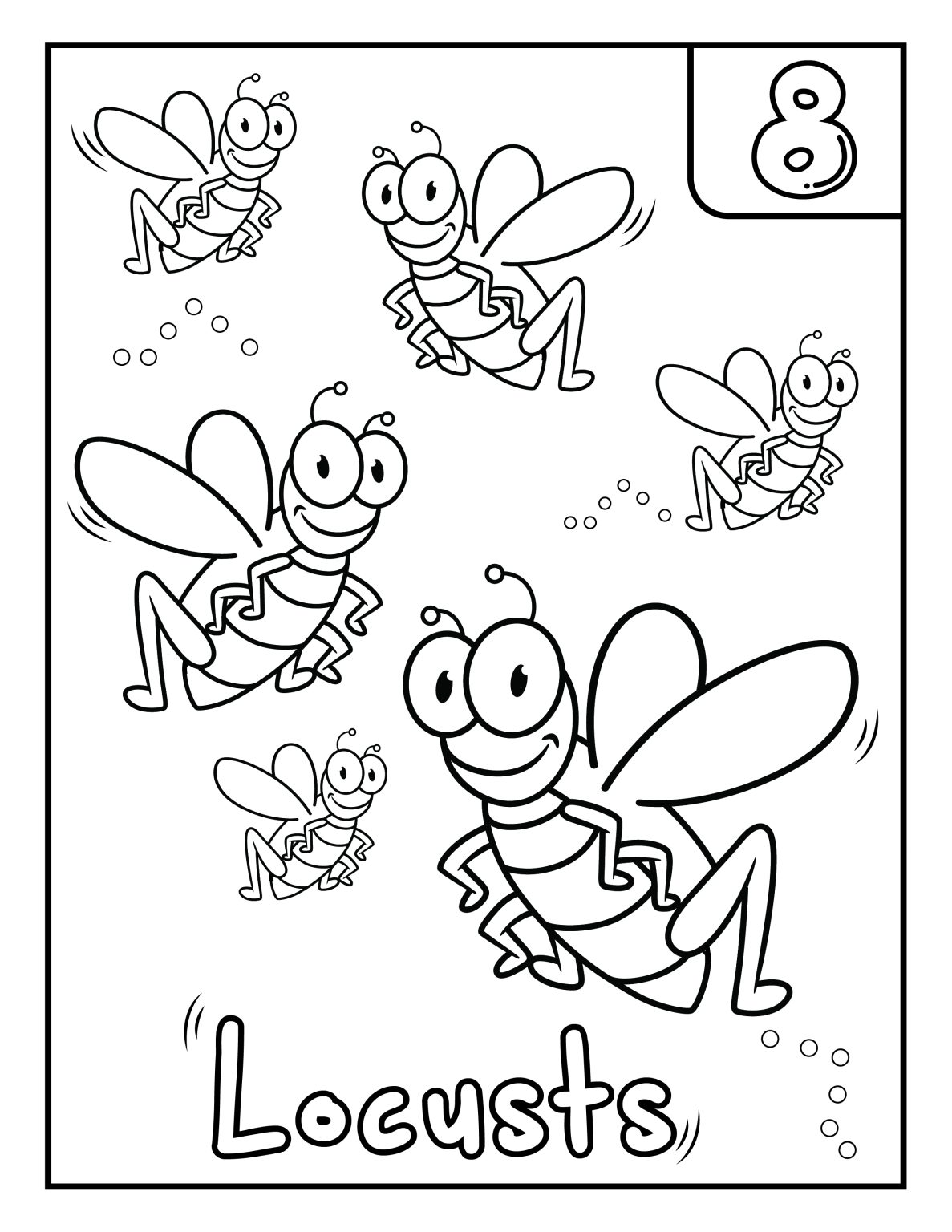 10 Plagues Coloring Pages (Free Printables)
