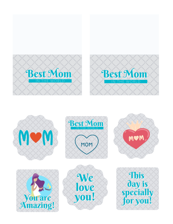 you are amazing mom free gift tags for mom grandmom mimi happy mother's day