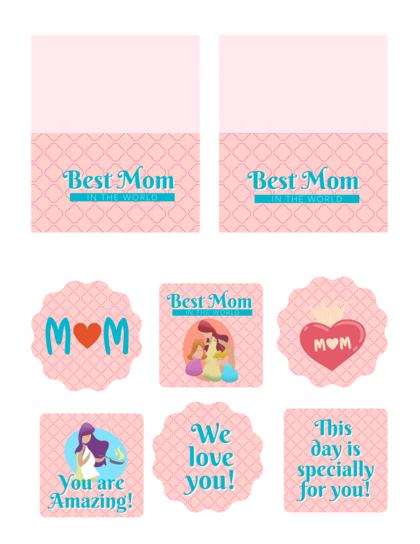 Best mom ever free printable gift tags