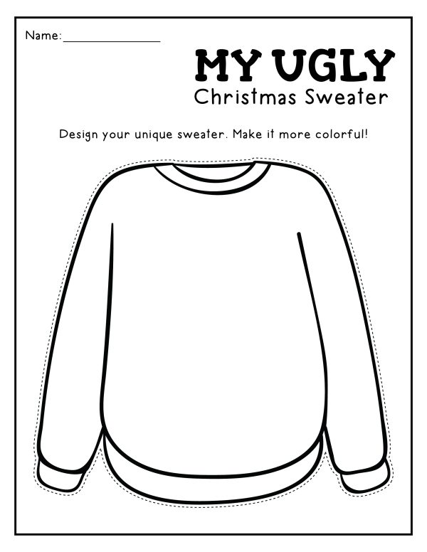 ugly sweater DIY ugliest christmas sweater ever