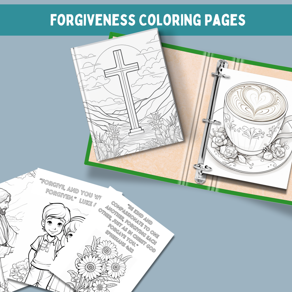26 Free Coloring Pages on Forgiveness