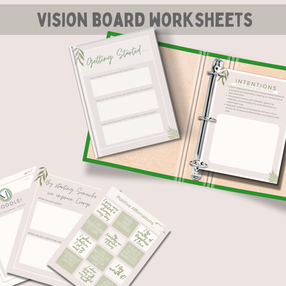 Free Printable Vision Board Worksheets (Updated 2024)