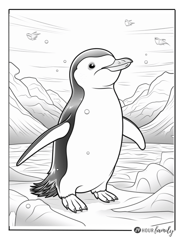 Ice igloo coloring pages with penguins  free coloring pages easy colouring sheets